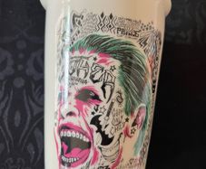 ceramic Joker tall cup no lid