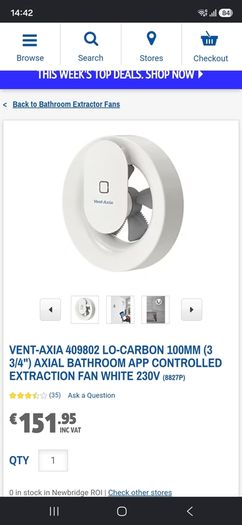 bathroom fan