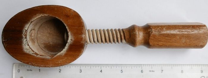Vintage French Nutcracker decor country chic shabby decoration old wood
