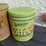 Tree vintage cans + vintage strawberry tin Potpourri Press USA Image 6