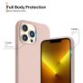 Liquid Silicone Shockproof Case For iPhone 13 Pro Max Luxury Soft Phone Cover Pink New - FHT3IP13PMLK Image 2