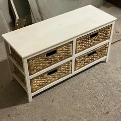 Console with baskets