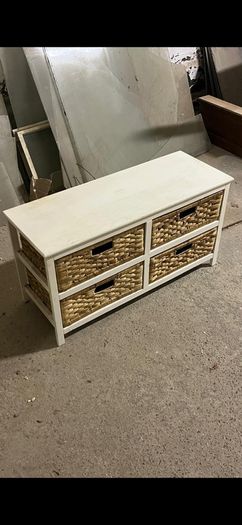Console with baskets