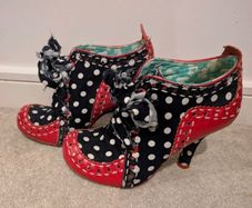Irregular choice polka dot heels