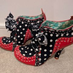 Irregular choice polka dot heels