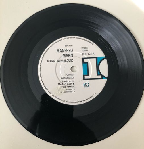 Manfred Mann's Earth Band - Going Underground (1986) 7"