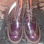 Tricker's Stephy Brogue Ankle Boot Size 8(UK) Purple Image 2