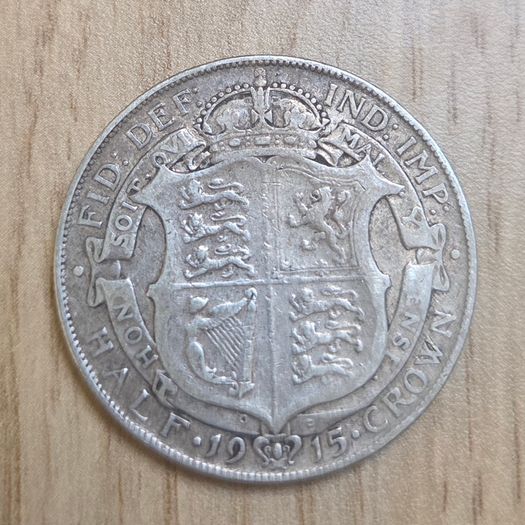 1915 George V Half Crown silver