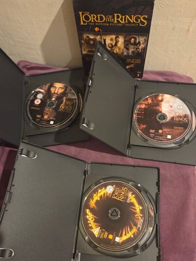 Lord of the Rings Trilogy DVDs