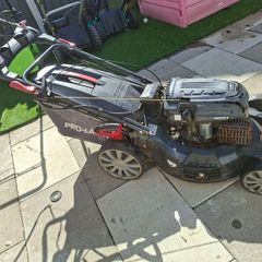 petrol lawnmower with selfdrive