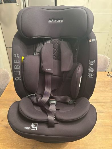 Enfasafe Rubex i-Size ISOFix R129 Car Seat Black
