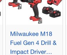Milwaukee M18 Fuel Gen 4 Drill & Impact Driver Twin Pack M18fpp2a3-502x