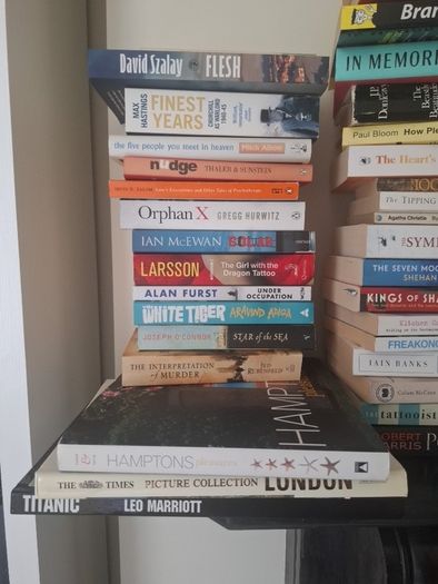 large collection of books