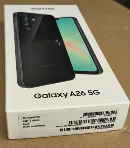 Samsung Galaxy A26 5G 128GB 6GB RAM Used Boxed Dual Sim Unlocked Android Smartphone