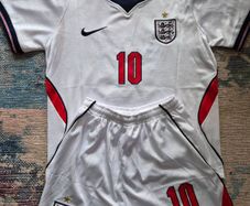 England football jerseys and shorts for boys 7 to 8 years