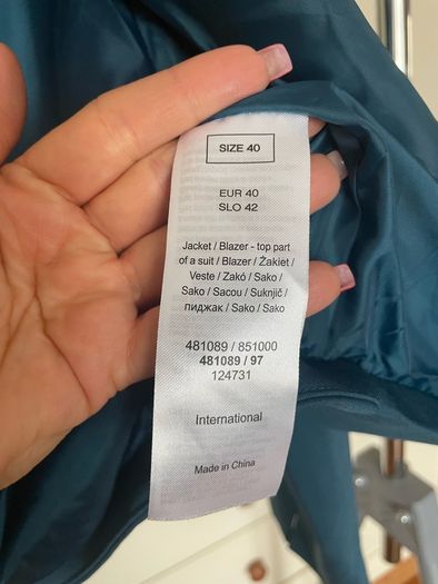 Orsay short women's Blazer size eur 40, UK 12, colour indigo