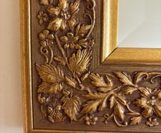 Brass Framed Mirror