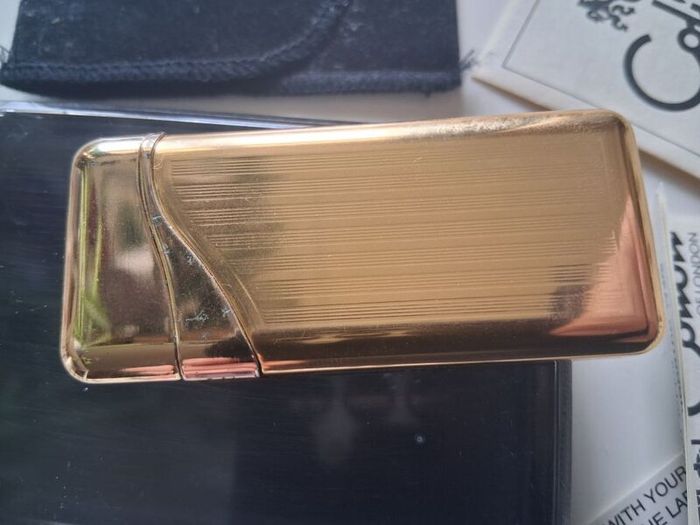 NOS Colibri Lighter box and Papers WORKING