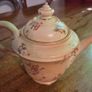 Exquisite Antique Hand Painted English Porcelain Gilded Tea Set with Teapot Image 5