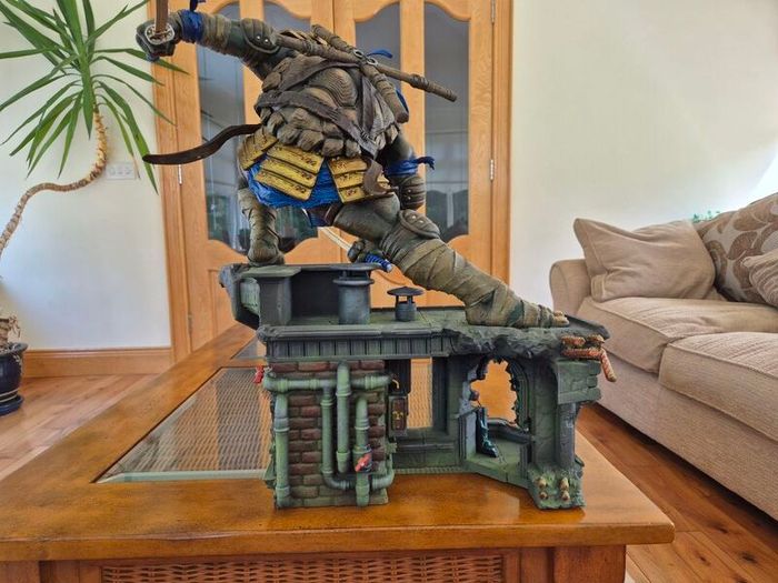 Tmnt Ninja Turtle Leonardo Custom Printed And Painted