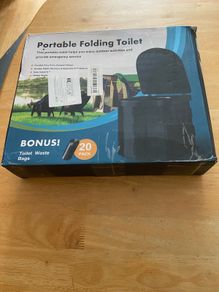 Portable camping loo
