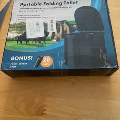 Portable camping loo
