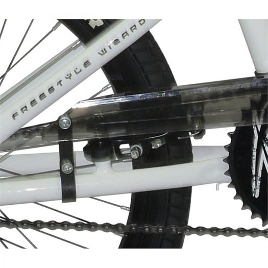 11" Rooster NO MERCY, 20" Wheel, White/Blue