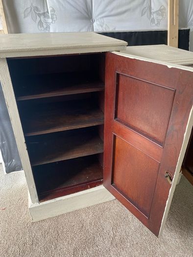 Bedside Lockers Solid Mahogany Antiques