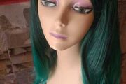 Long Green Wig