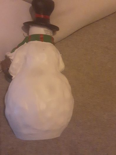 Christmas Decoration .. Snowmen x 2 .. Reduced Both for 16.00euro