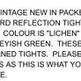Wolford Reflection Tights - Size L - Lichen Colour ( Green/ Greyish) Image 7