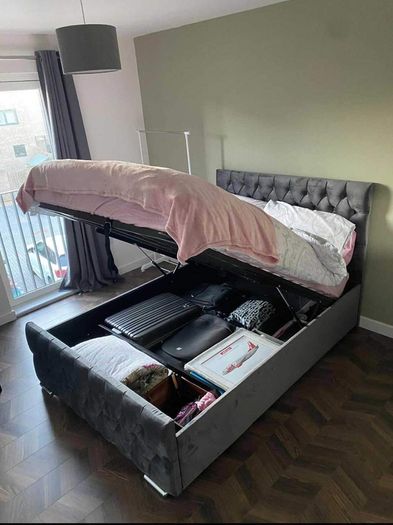 New Gaslift Ottoman Storage Beds Single Size Double Size King Size Superking Size