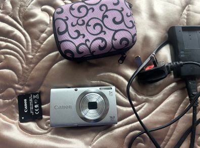 Canon PowerShot A2400 Digital Silver Camera 16.0 Mega Pixels