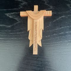 Vintage elder wood small cross