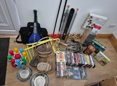 Huge Clearance Job Lot  Home, Christmas Lights, VHS/DVDs & Brand New Canon Ink