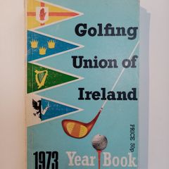 Vintage Golfing Union of Ireland Yearbook 1973 - Vintage Irish Golfing Book - Irish Golf Book