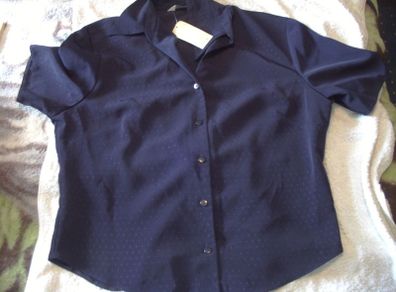 ladies navy blouse