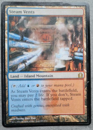 Steam Vents Magic: The Gathering Card