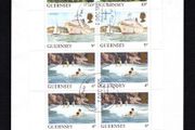 1980 Guernsey 50p Definitive Stamp Booklet Pane (ex SB31) Bailiwick Views Series First Day Cover (FDC)
