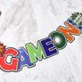 Pre Owned Gamer / Minecraft Style Birthday Party Decorations Bundle Set Image 2