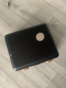 Classy carry-on luggage with ByteDance logo