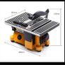 BRAND NEW 220V Multifunction Mini Bench Saw For Cutting Wood Copper Aluminium 4" Mini Table Saw Mini Cutting Machine Image 6