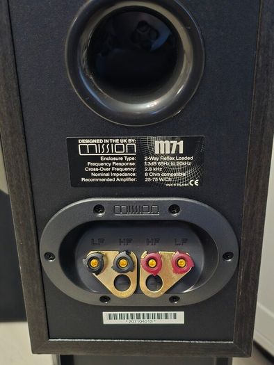 Mission M71 Bookshelf Speakers Quality hifi