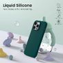 Liquid Silicone Case For Apple iPhone 14 Pro Max Luxury Thin Phone Cover Green Image 2