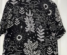 Claudie Pierlot Paris - Printed Viscose Blouse/ Shirt - Size UK 8- Generous