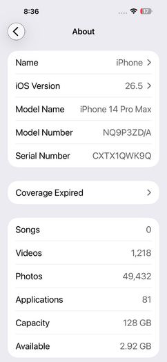 iPhone 14 Pro Max 128gb