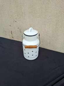 Fridge small enamel milk churn postage possible