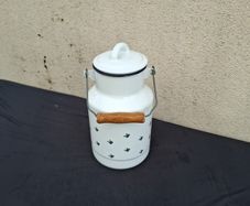 Fridge small enamel milk churn postage possible