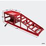Loading ramp 2x with hydraulic trolley jack, 2000 kg, height-adjustable loading ramp Image 3
