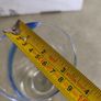 Kilkenny Glass Just one Cobalt Blue Swirl Footed Glass /tumbler /  Casual Dining Image 3